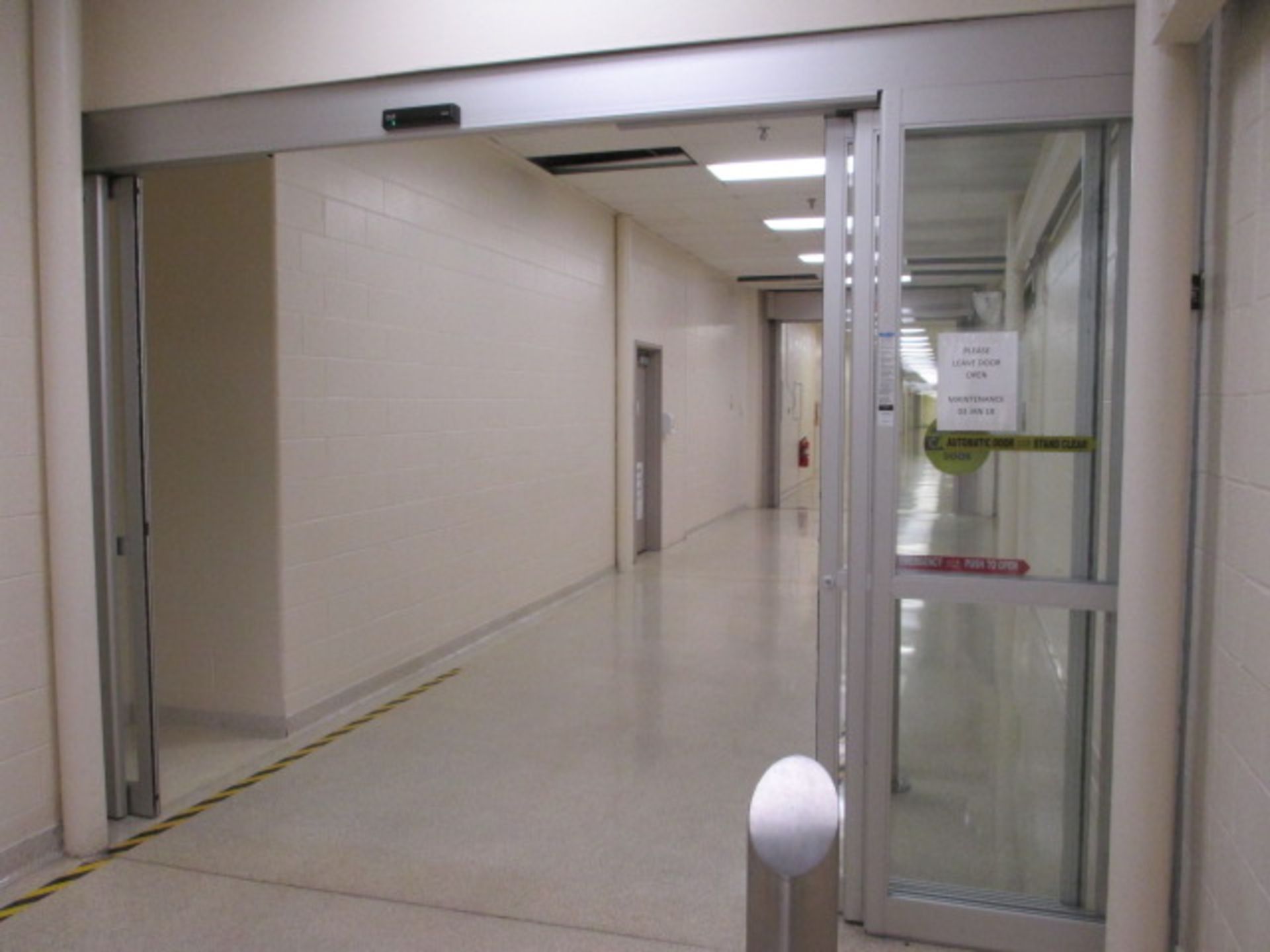 Assa Abloy Besam Automatic Door; 3-Track Sliding Automatic Glass Door, Apprx 177" W x 98" T. HIT# - Image 2 of 3