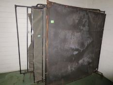 Welding Curtains; Lot (Qty 9) 70" x 75". HIT# 2123558. Loc: 1114-1 Maintance Shop. Asset Located at