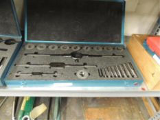 Little Giant No.45 Metric Tap & Die; Lot: two sets (1) with tap wrench and die stock complete (1)