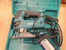 Makita 4350FCT Jig saw; 120v 80hz. HIT# 2192659. Loc: 2157-1. Asset Located at 64 Maple Street,