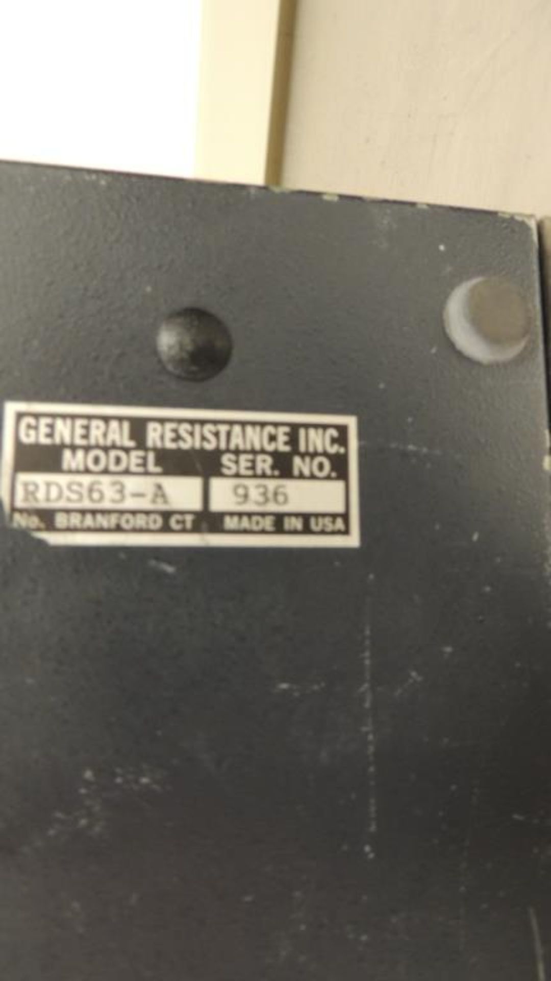 General Resistance Electronics; Lot: (2) General Resistance , Resist-0-Stat II model RDS 63-A, (1) - Image 8 of 10