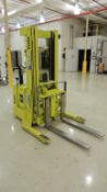 Yale MRW030LAN24SE083EE Stacker; electric walk behind 24v, 182" height w/ 2500lb, 130" height w/