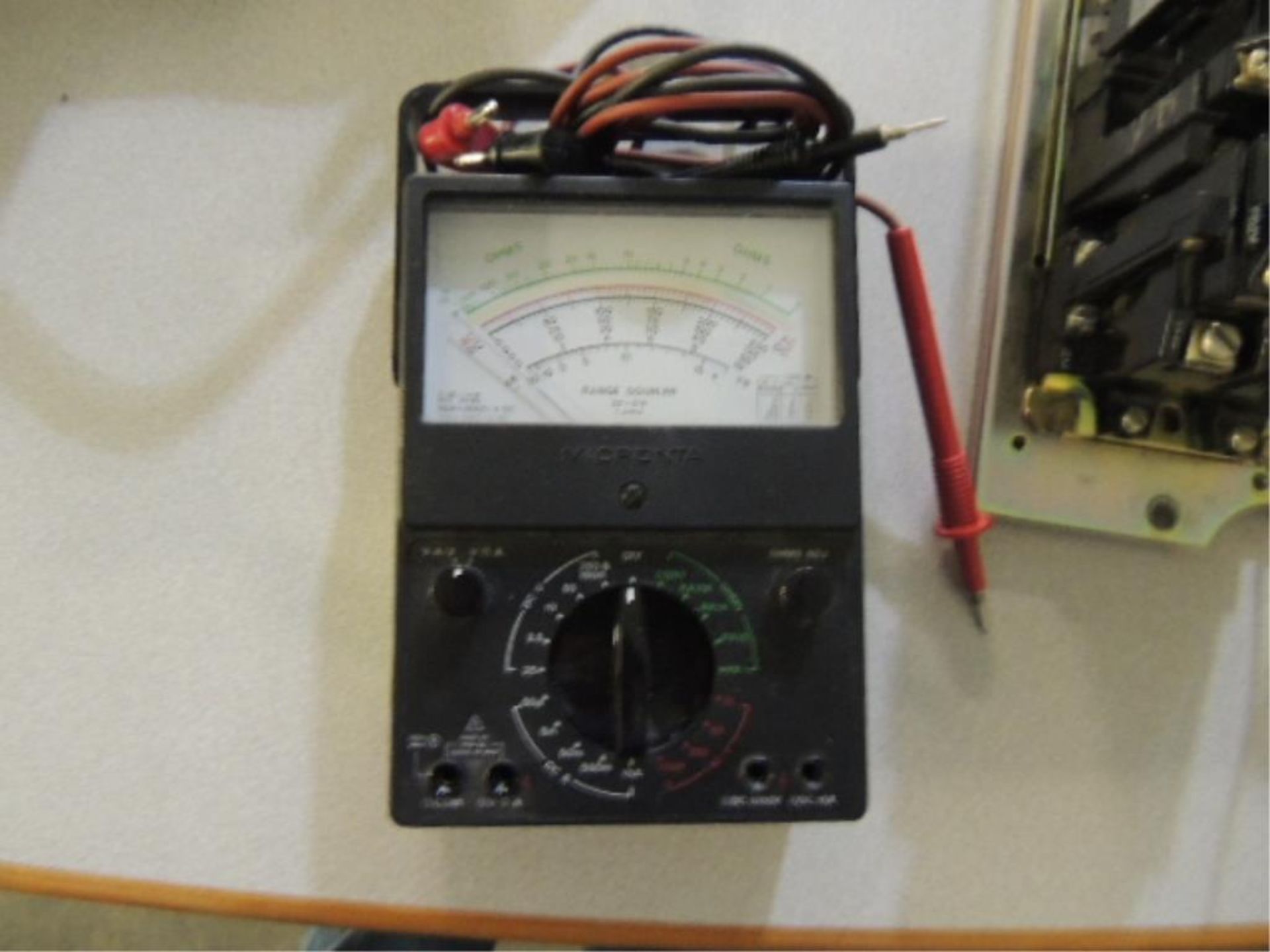 Microonta Ohm meter; range doubler 22-214. HIT# 2192593. Training Loc: . Asset Located at 64 Maple