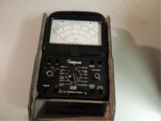 Simpson 260 Tester; volt-OHM milliammeter gauge. HIT# 2192407. Loc: 901 cage. Asset Located at 64