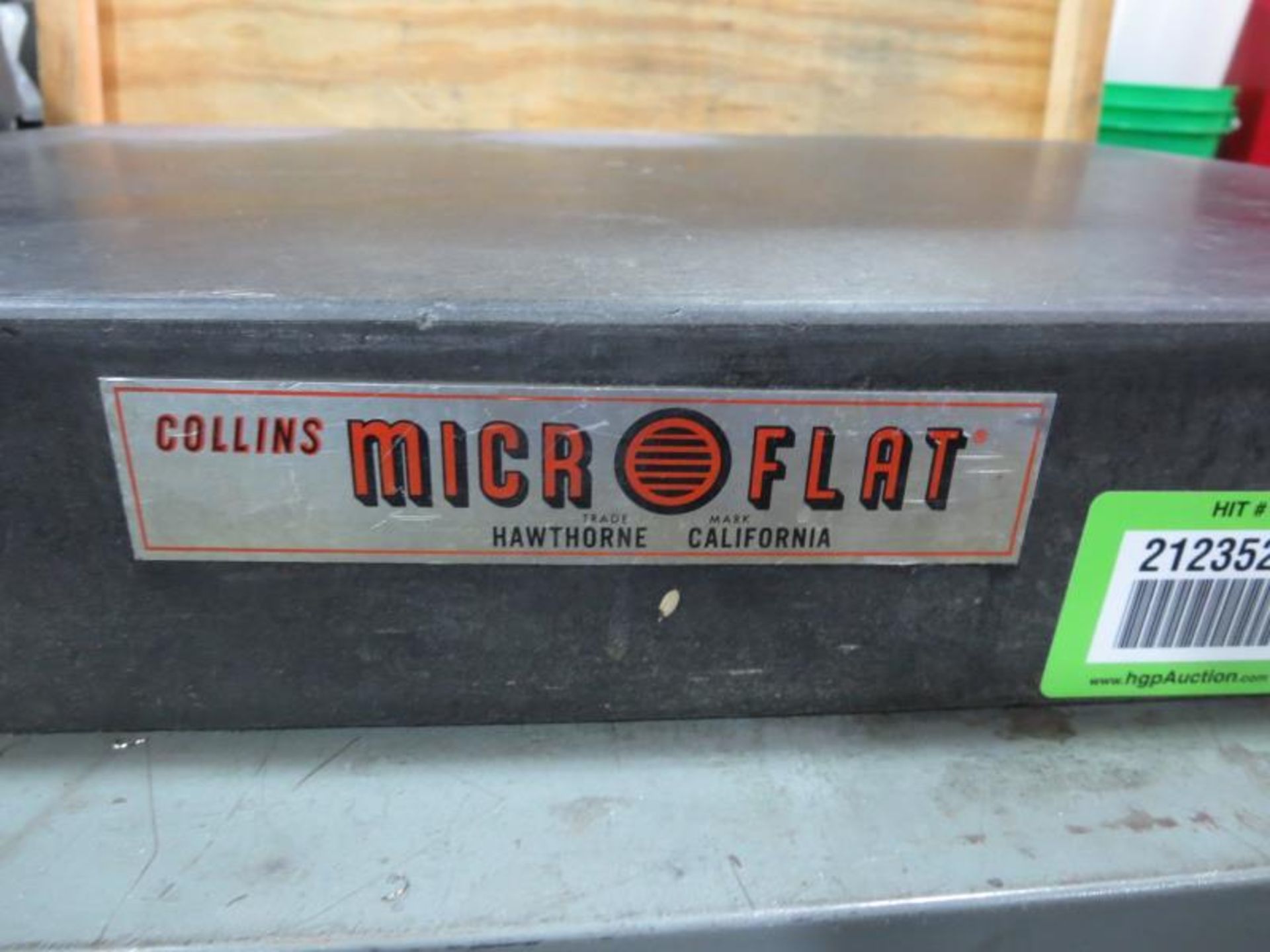 Collins Micro Flat Hard Surface Plate; 18" x 24". with wood cover. HIT# 2123528. Loc: 1101-1 - Image 2 of 3