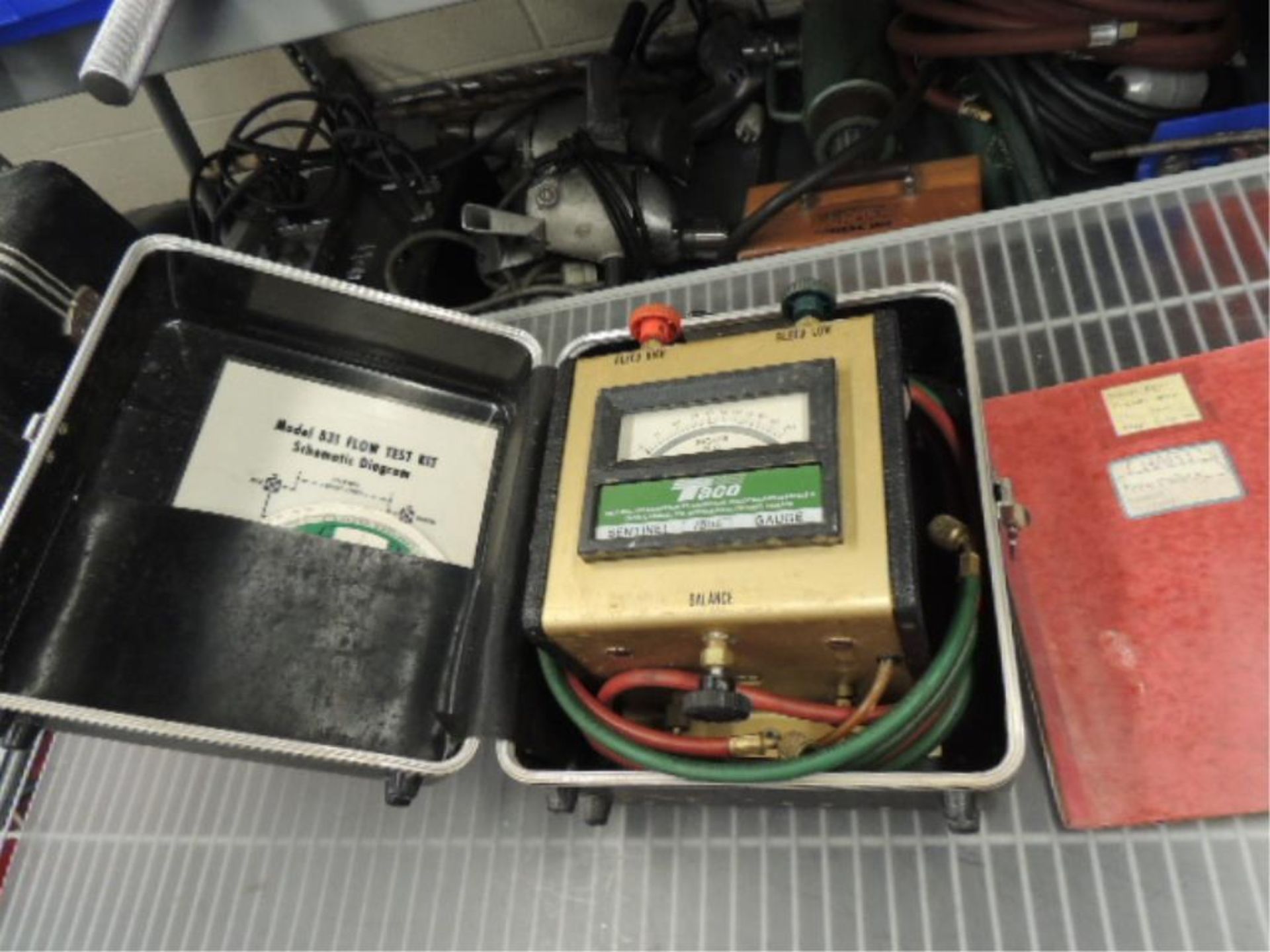 Taco Sentinel 831 Tester; flow test kit, Sentinel gauge 7008. HIT# 2192468. Loc: 901 cage. Asset