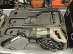 Porter Cable 747 Sawzall; variable speed tiger saw, 12v. HIT# 2192457. Loc: 901 cage. Asset