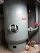 Brunner Eng. Air Receiving Tank; Vertical Air Receiving Tank Approx. 48" Dia. x 120"H on Welded