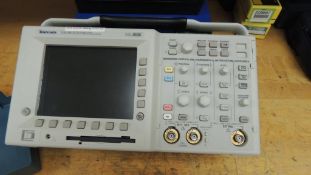 Tektronix TDS3012 Oscilloscope; two channel color digital phosphor oscilloscope. SN# B013542. HIT#