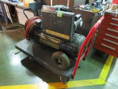 Cart; 24" x 48". Compressor not included. HIT# 2123591. Loc: 1101-1 Maintance Shop. Asset Located