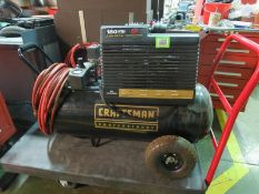 Craftsman 919.2 Air Compressor; 150psi 1.8hp, 25gal. 10.4cfm air hose, Cart not included. HIT#