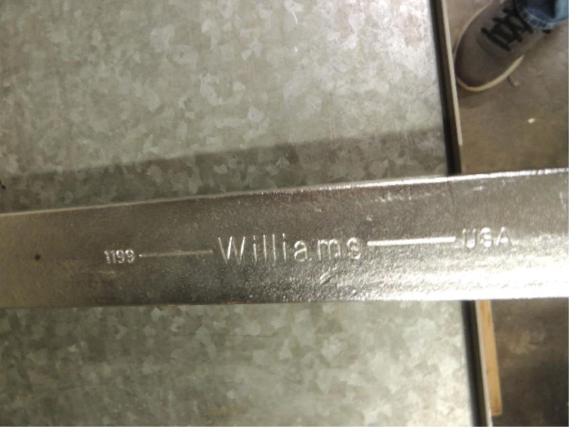 Williams Wrench; Lot: (1) 3" Superwrench open box end wrench, (1) Superwrench double box end. HIT# - Image 3 of 5