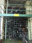 Assorted Steel; Contents of Racks assorted steel Flat stock, Steel Pipe, Square tubing, c channel,