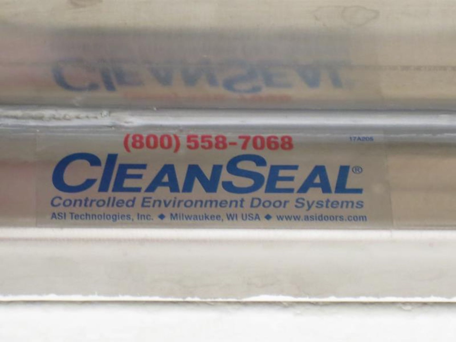 Cleanseal Automatic Double Sliding Door; 92"w x 99" h. Controlled Environment Doors. HIT# 2226007. - Image 3 of 3
