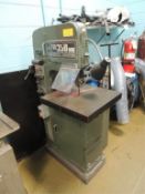 Jet VBS350 Band saw; vertical bandsaw, 20"x21" bed, capacity 1/8" to 1/2", 115v. SN# 351985. HIT#
