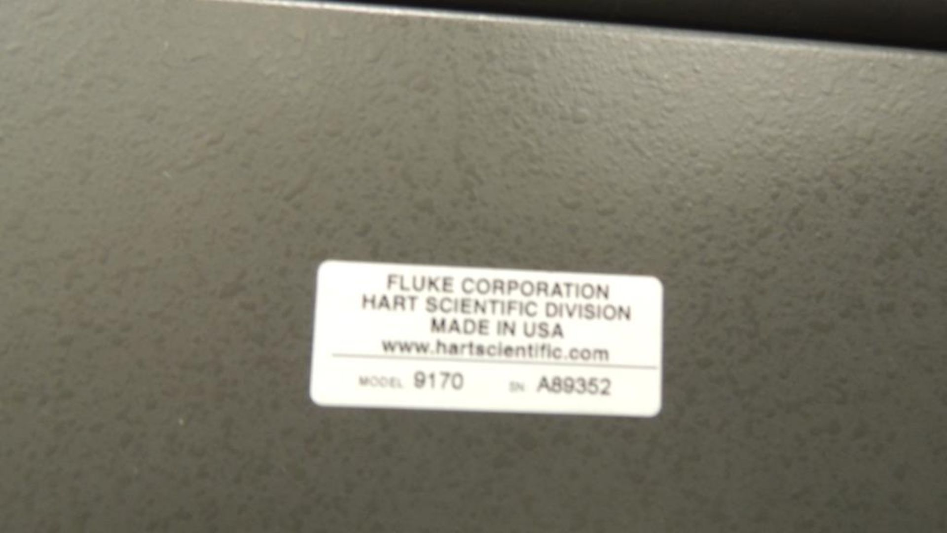 Fluke 9170 Bath; Portable Metrology well -45C to 140C, 115v. SN# A89352. HIT# 2226582. Loc: 710. - Image 3 of 5