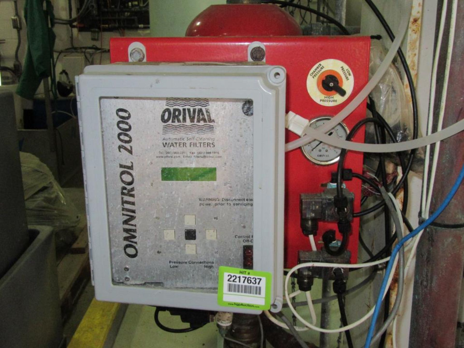 Orival Omnitrol 2000 Control Unit; Water Filter Control Unit. HIT# 2217637. Loc: Boiler Building.