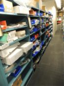 Continental Parts; Lot: contents of shelves and drawers Row 47, pressure rupture disc, cylinder