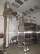 Pneumatic Lift & Room; Lot: (1) Creative Design 3,000 Kg Capacity Pneumatic Lift Approx. 20' H (S/N