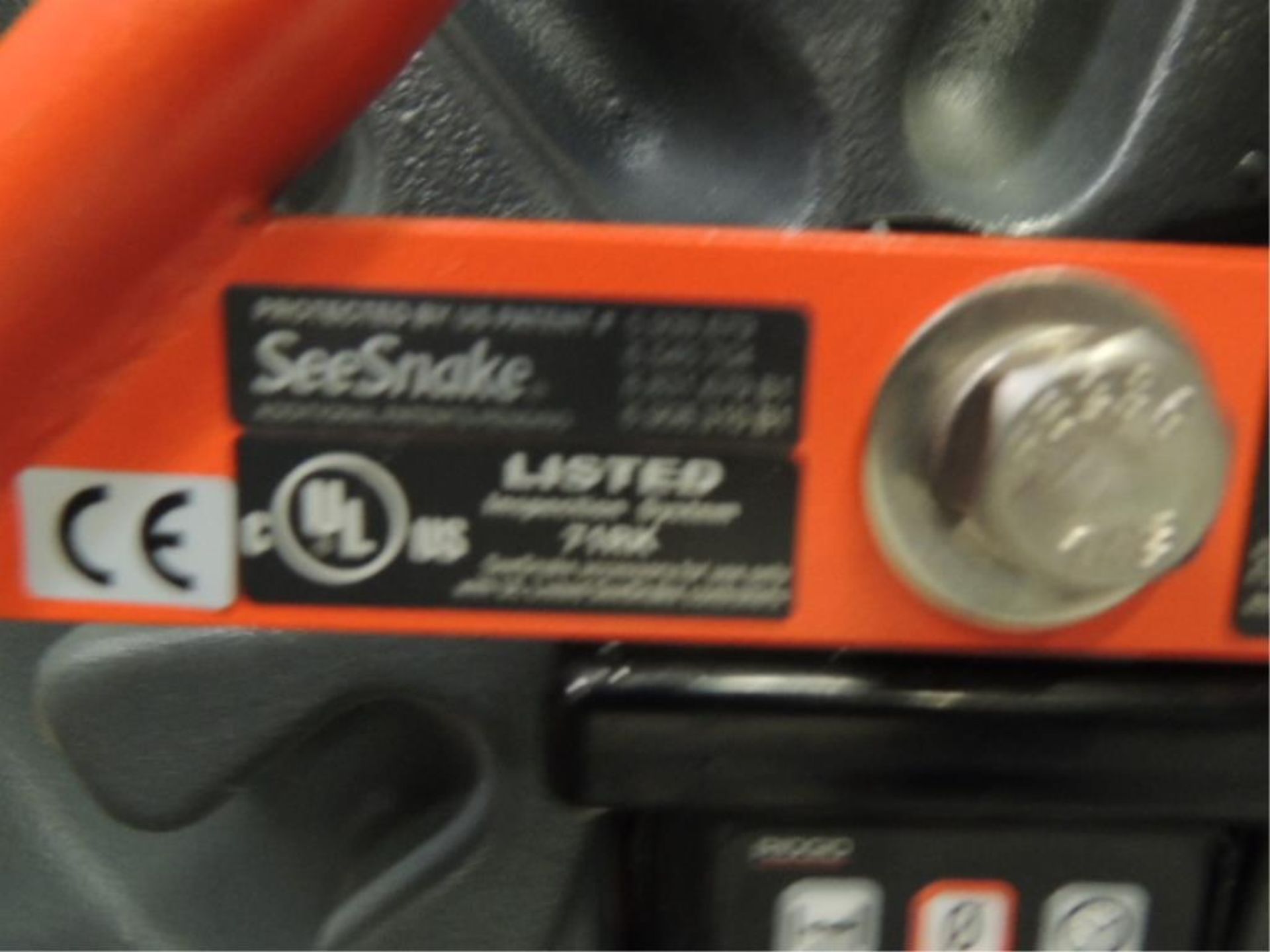 Ridgid 71RK Plumbing; SeeSnake used for clearing clogged lines. SN# 20-032554+9. HIT# 2192513. - Image 5 of 6