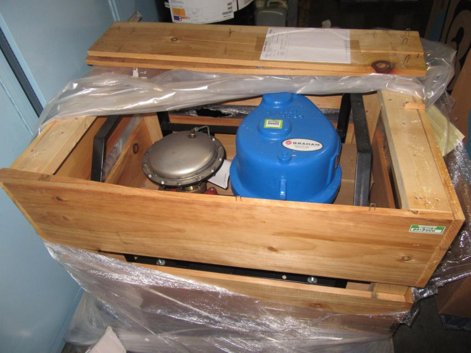 Graham MM-60 Hot Water Heaters; Micro-Mix II Hot Water Heater in Crate. HIT# 2217560. Loc: - Image 3 of 3