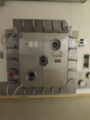 Hull N.B 624 Freeze Dryer; Freeze Dryer (Approx. 70ft3) with Hull Control Panel and Shelf/Steam