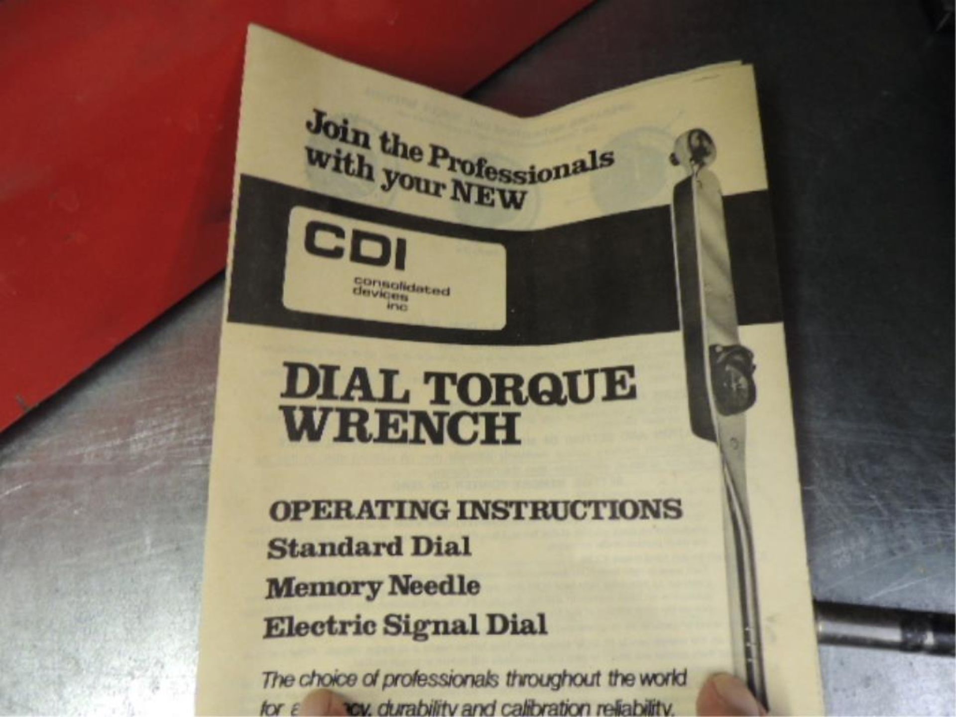 CDI Torque wrench; standard dial, memory needle, electric signal dial, dual scale, left and right - Image 4 of 4