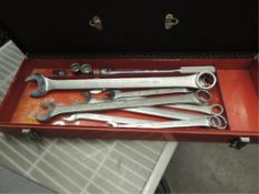 Williams Armstrong Tools; Lot: open end and box end metric wrenches. HIT# 2192503. Loc: 901 cage.