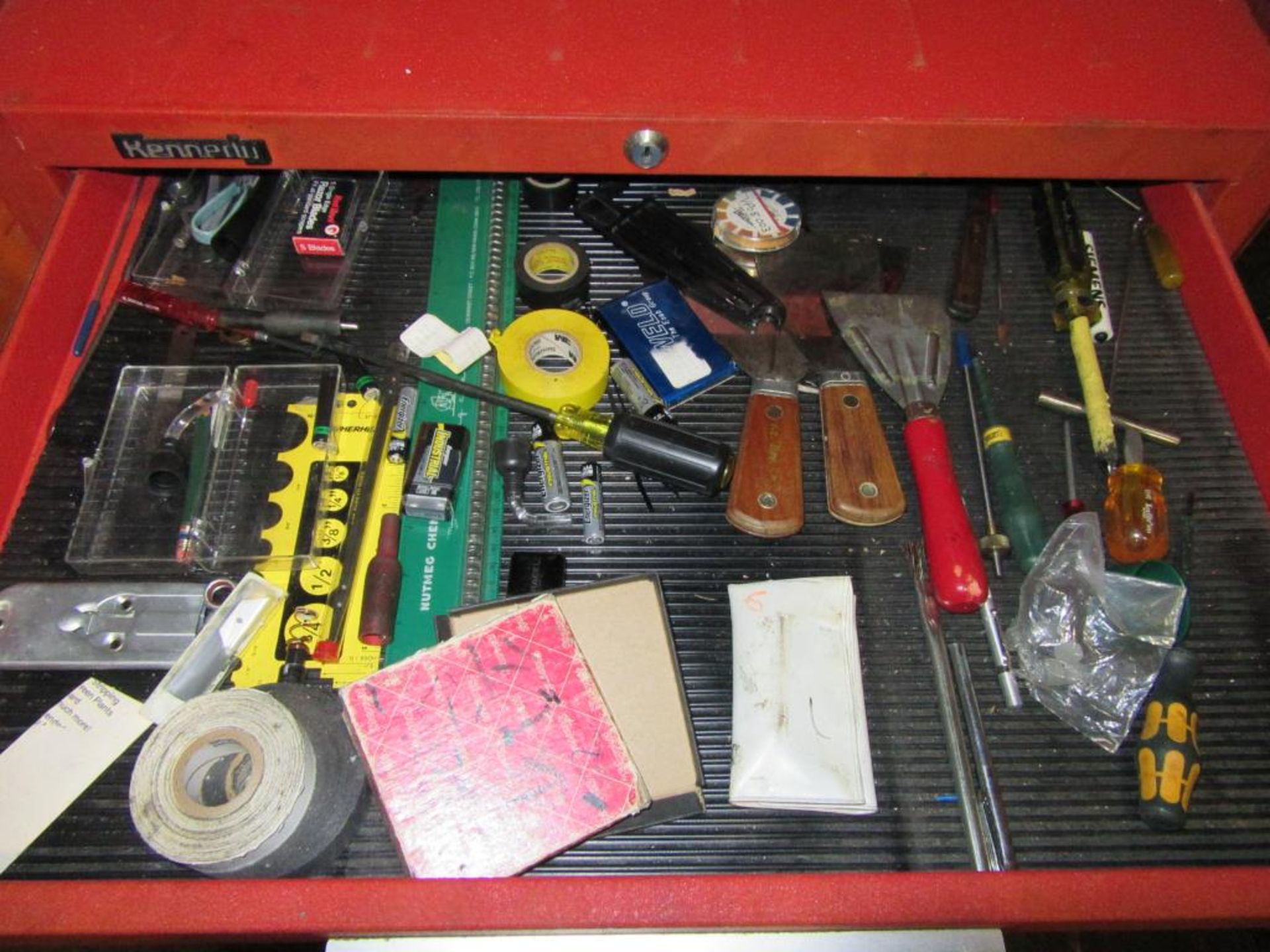 Kennedy Tool Cabinet; 7-Drawer (Plus Locked Side Drawers - No Key) Portable Tool cabinet with Tool - Image 3 of 9