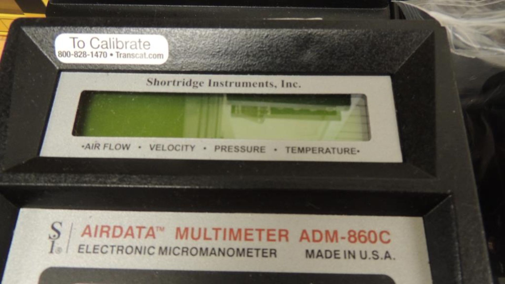 Shortridge ADM-8690C Meter; Lot: (3) electronic micrometer, airdata multimeter. HIT# 2226555. Loc: - Image 2 of 6