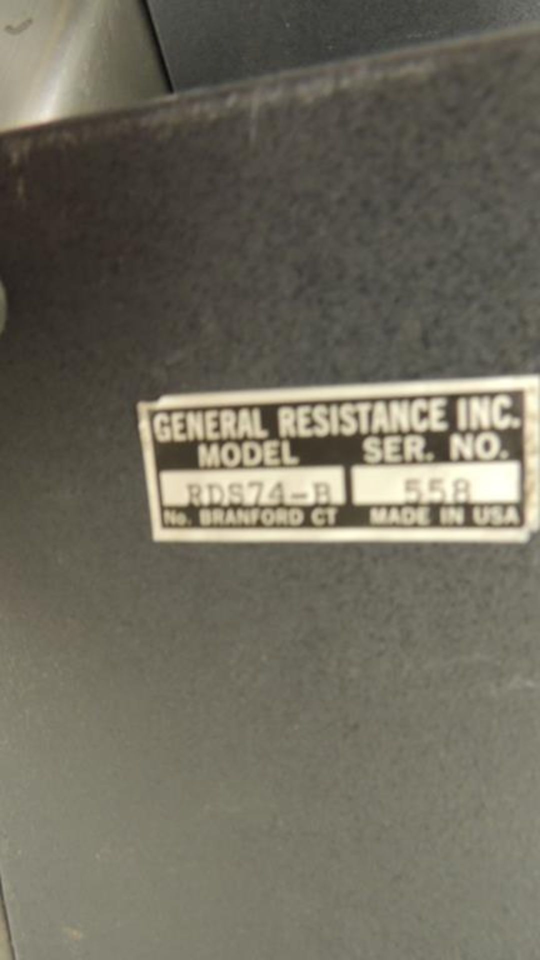 General Resistance Electronics; Lot: (2) General Resistance , Resist-0-Stat II model RDS 63-A, (1) - Image 10 of 10
