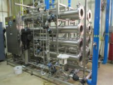 Biolab RO Skid; Lot: (2 skids) Reverse Osmosis Systems with Various Pumps, Valves, Meters, and