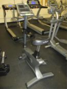 Vision Fitness HRT E3600 Exercise Bike; Upright Exercise Bike. HIT# 2223066. Loc: 1301-1 Asset