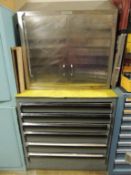 Lista /type Parts cabinet; Lot: (1) Atlantic Alloy cabinet, (1) six drawer cabinet and contents,
