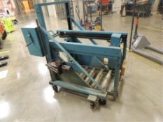 Sackett Battery lift; hydraulic battery lift. SN# R1221. HIT# 2192349. Loc: 2501-1. Asset Located at