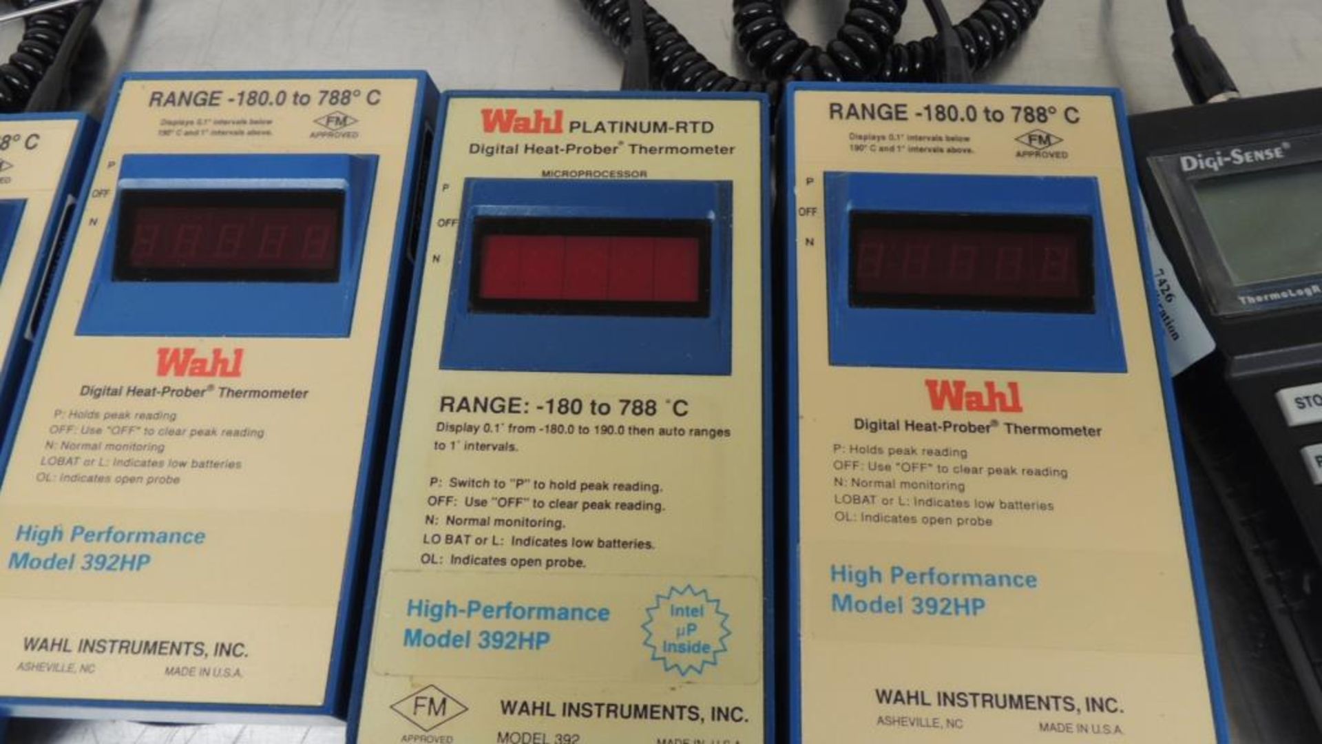 Wahl 392HP Prober; Lot: (9)Wahl digital heat -Prober thermometer, Platinum RTD, range -180 to 788 - Image 2 of 12