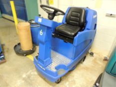 Clarke Focus 28 Floor scrubber; rider on STRG WHL 120 ac 50-60 hz, no charger. SN# S/n#