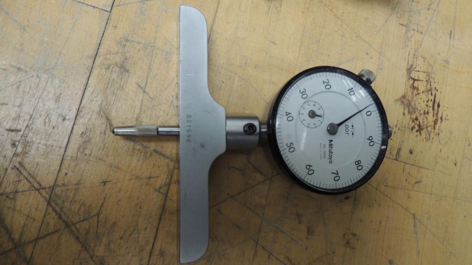 Starrett Mitutoyo Gauges; Lot: (1) Starrett depth gauge, (1) Mitutoyo depth gauge, (3) Mitutoyo - Image 5 of 8