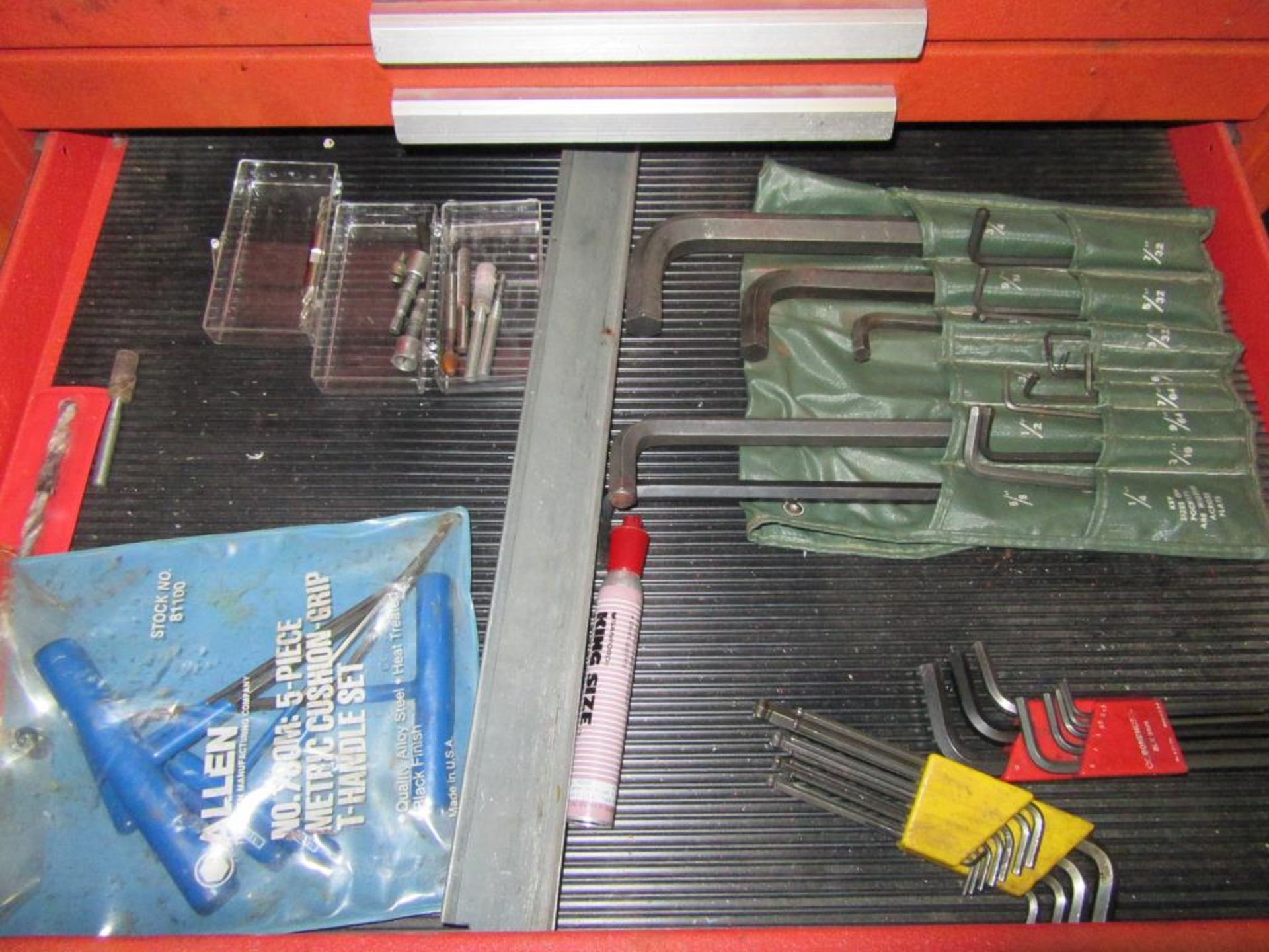 Kennedy Tool Cabinet; 7-Drawer (Plus Locked Side Drawers - No Key) Portable Tool cabinet with Tool - Image 5 of 9