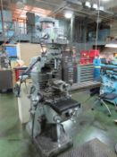 Bridge Port Series 1 Vertical Milling Machine; Vertical Milling Machine. 9" x 48" bed. 2hp 3ph,