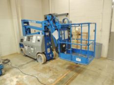 Genie Z-20/8N Man lift; electric boom lift 20'ht. 251.1 hours, Mfg. 2001. 115 vac. SN# 720-N-001224.