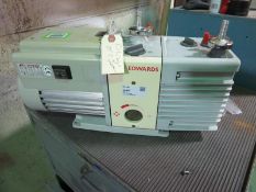 Edwards RV8 Vacuum Pump; SN# 996182128. HIT# 2123575. Loc: 1112-1 Maintance Shop. Asset Located at