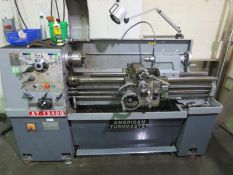 American Turn Master AT-1340G Lathe; 1- 3 jaw chuck & 1-4 jaw chuck, Tool support, 480v.,52" bed.