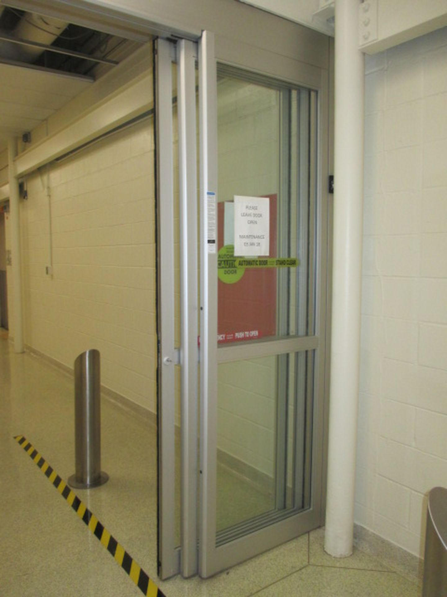 Assa Abloy Besam Automatic Door; 3-Track Sliding Automatic Glass Door, Apprx 177" W x 98" T. HIT# - Image 3 of 3