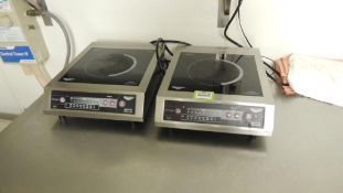Vollrath Intrigue Kitchen Eqp. Hot Plate; Lot: (2) induction 1800w 120v. HIT# 2226728. Loc: