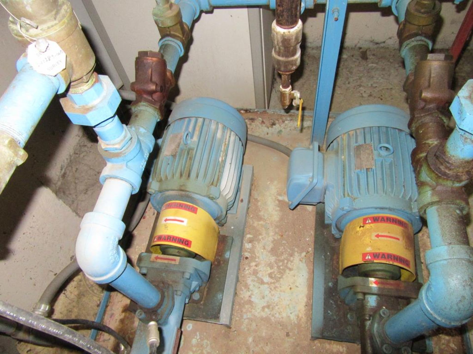 Coen Pump & Motor; Pump Skid with (2) Imo Pumps # 3545/098 (AA3G/NVPMFA162SC & (2) TECO Westinghouse - Image 3 of 4