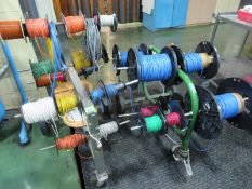 Assorted Wire & Carts; Lot (Qty 2) Carts with assorted wire. HIT# 2123519. Loc: 1101-1 Maintance