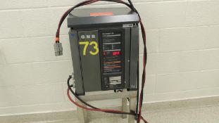 GNB SCR 100 Battery charger; 24v charger, 208/240/460v 60hz. SN# 9500443S. HIT# 2226635. Loc: 1305-