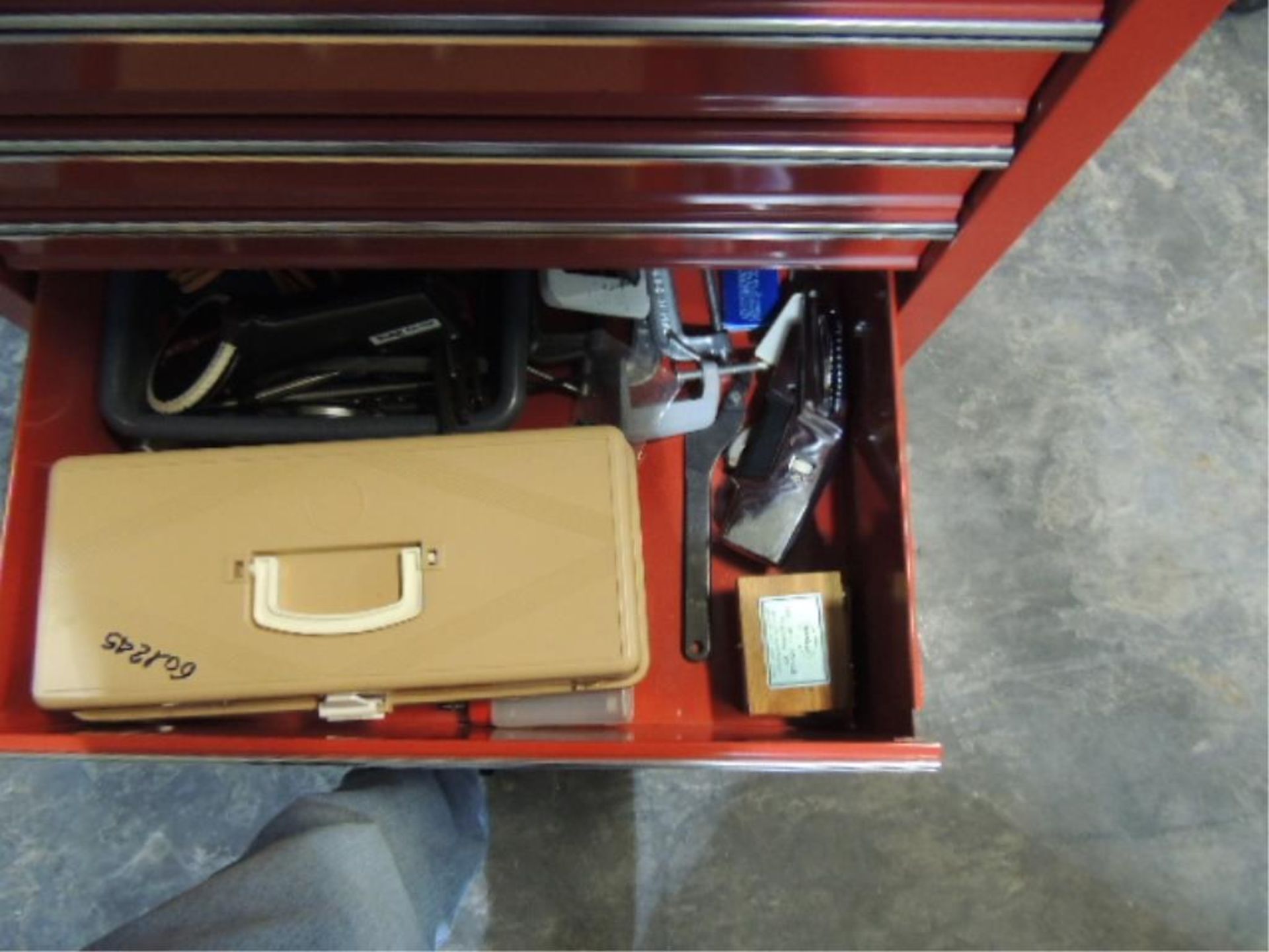 Waterloo Tool box; Lot: (2) total toolboxes, with contents, (1) 4 drawer with, end wrenches, - Image 12 of 14
