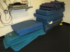 SPRI Exercise Mats; Lot: Assorted Exercise Mats / Yoga Mats. HIT# 2223080. Loc: 1301-1 Asset Located